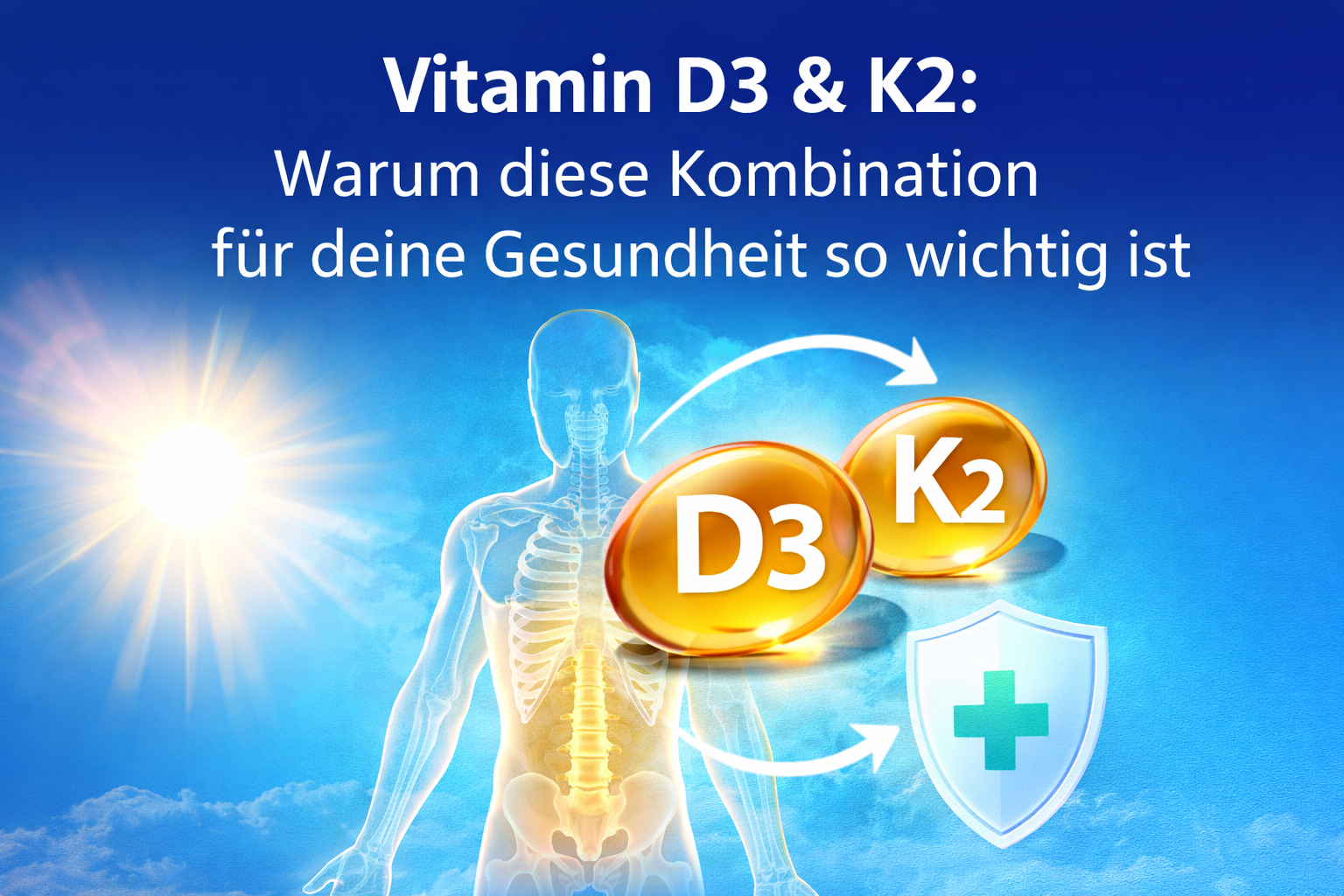 Vitamin D3 & K2 – warum diese Kombination für deine Gesundheit so wichtig ist