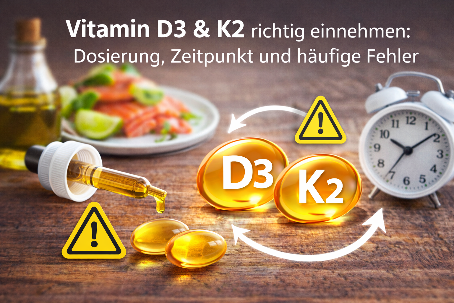 Vitamin D3 & K2 richtig einnehmen – worauf du wirklich achten solltest